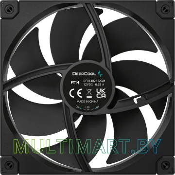 Вентилятор для корпуса Deepcool FT14 (R-FT14-BKWPN1-G) картинка 3